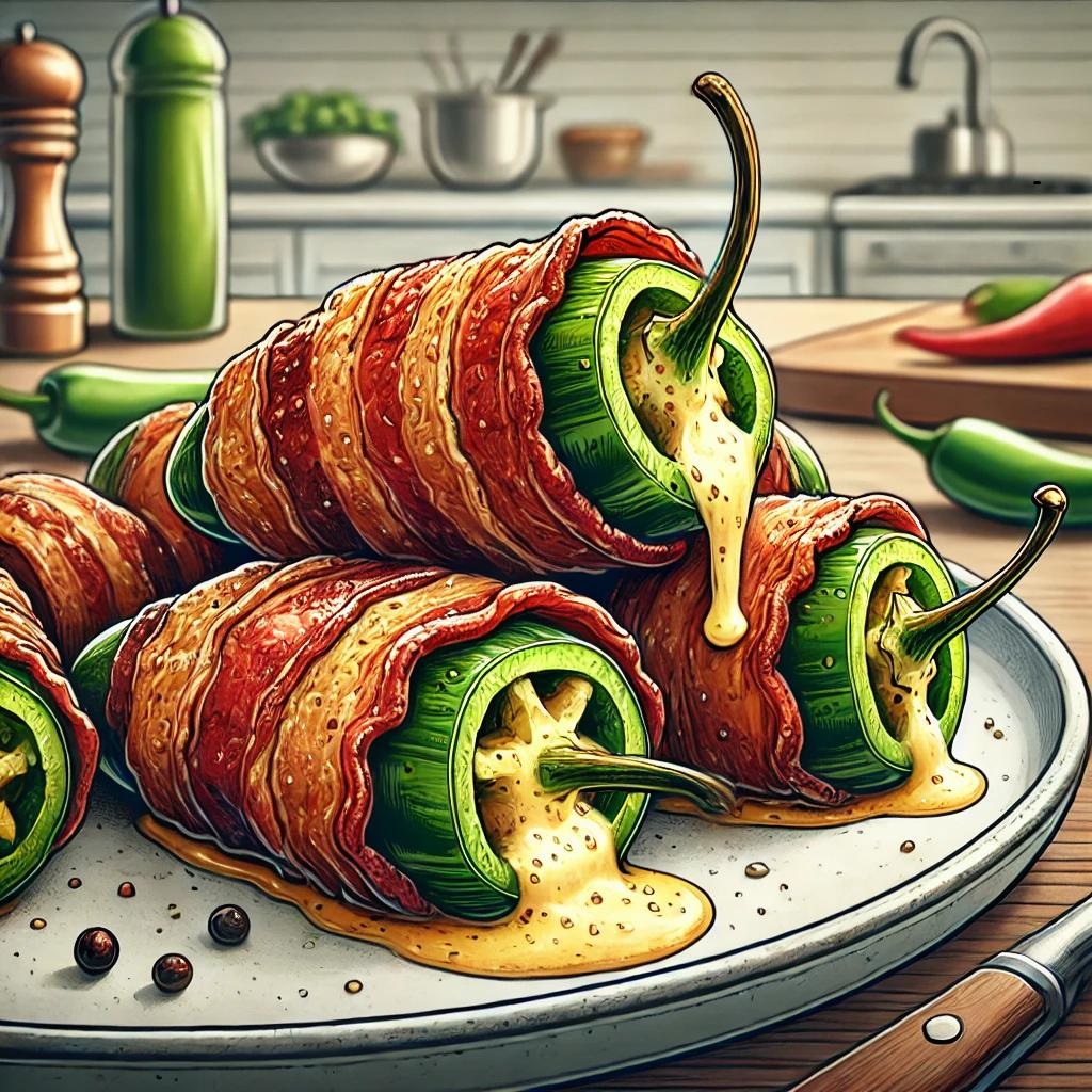 wrapped jalapeño poppers