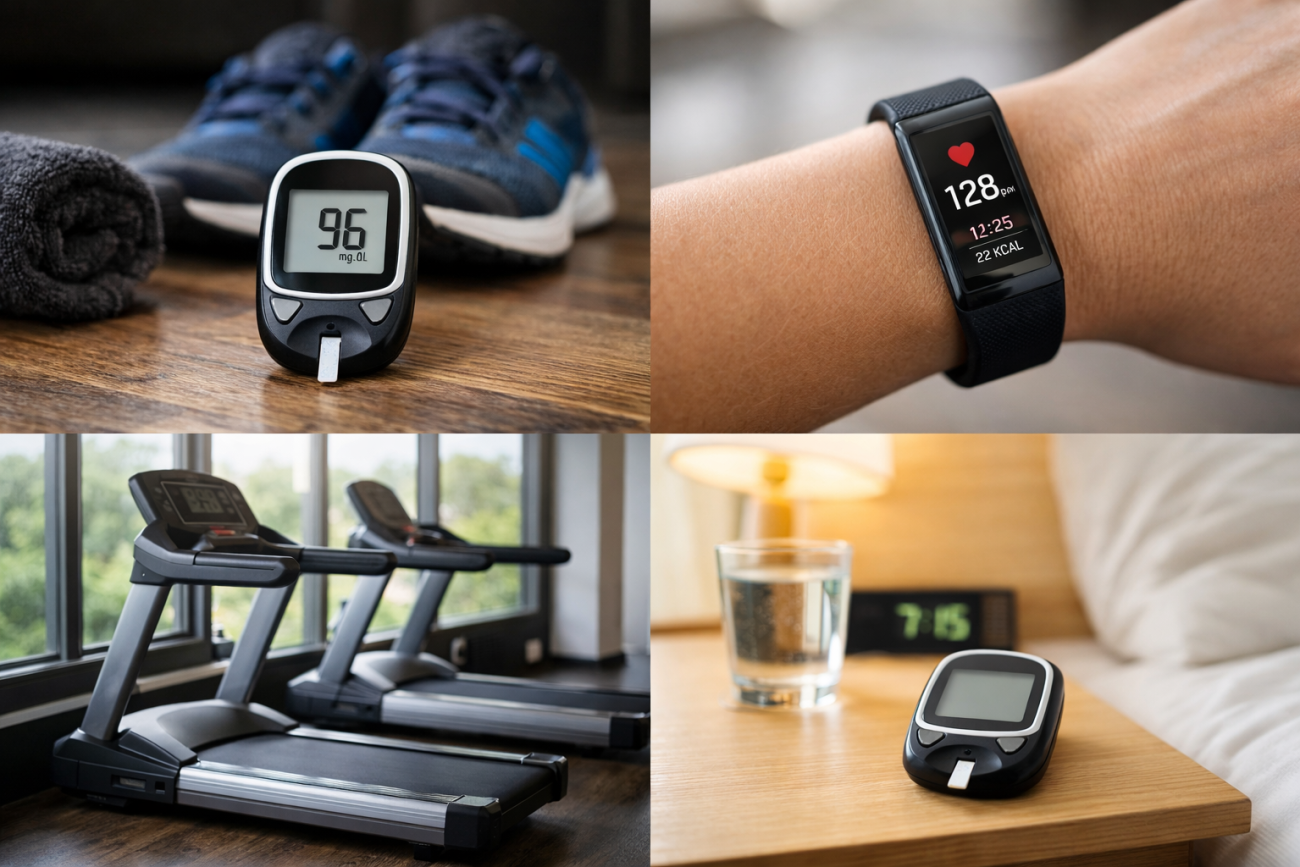 Can people with diabetes exercise on an empty stomach