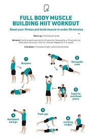 HIIT cardio workout indoors